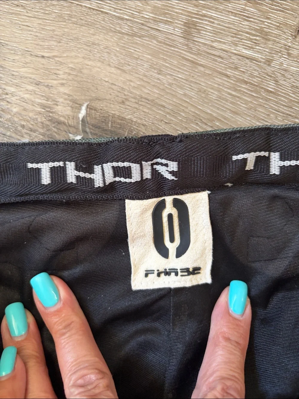 thor Black, Orange, Gray Motocross Pants